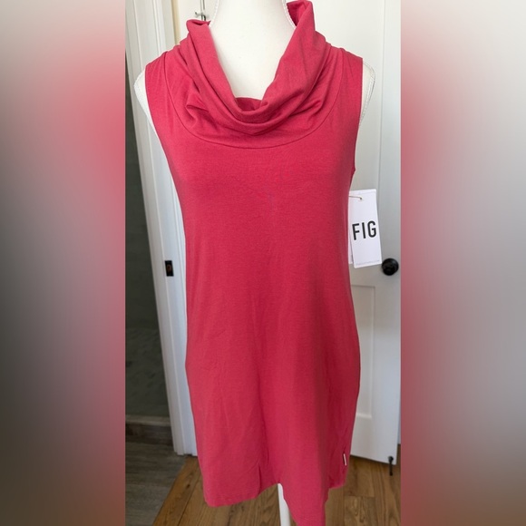 FIG Dresses & Skirts - NWT FIG Clothing Sleeveless Cowl Neck Minidress/Tunic | Size Small